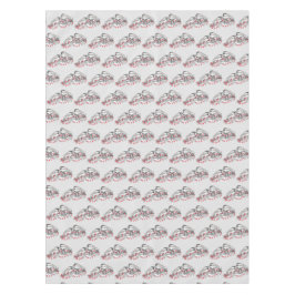 Toalha De Mesa Maine Chickadee Bird Feriado de inverno Neve