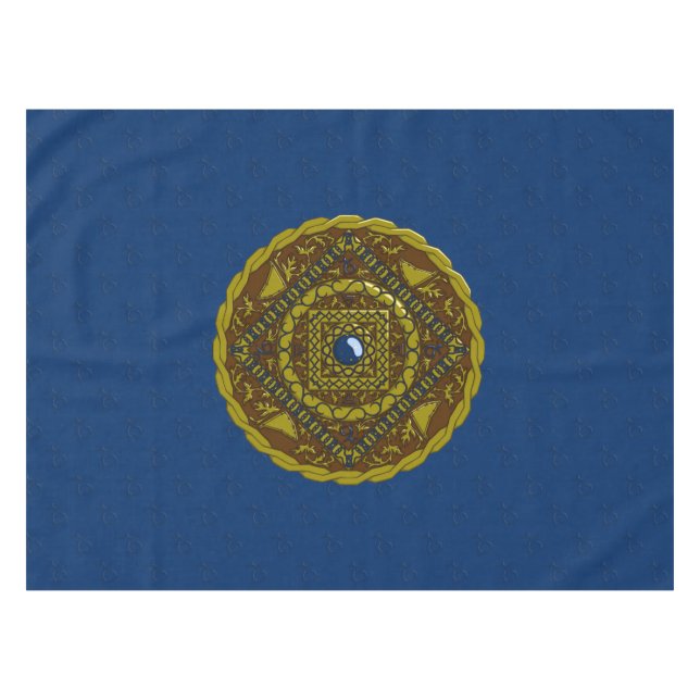 Toalha de Mesa Mandala Capricórnio (Frente (Horizontal))