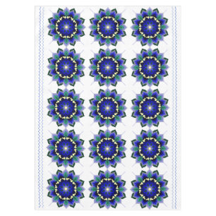 Toalha De Mesa Mandala Pattern 02 in dark blue Tablecloth