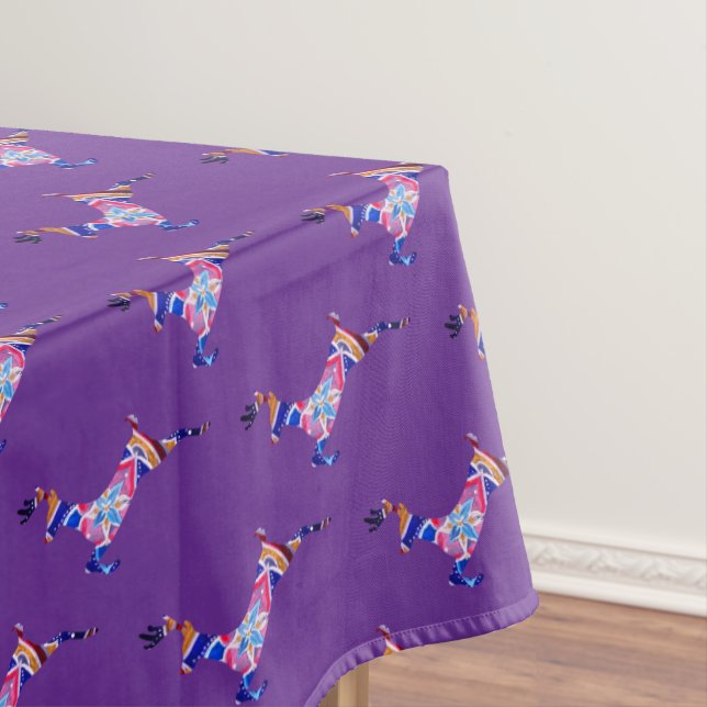 Toalha De Mesa Mandala Reindeer Etnic  Boho Art  (Posição Original)