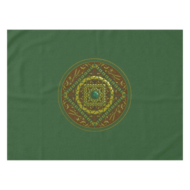 Toalha de Mesa Mandala Touro (Frente (Horizontal))
