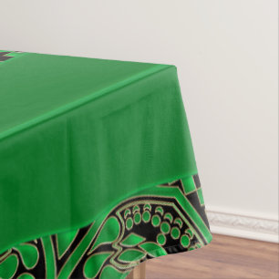Toalha De Mesa Mandala verde de Kelly Triskele