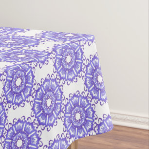 Toalha De Mesa Mandala. violeta floral
