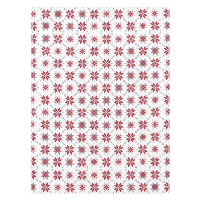 Toalha De Mesa Manhã da Letónia - SN - padrão geométrico V (Frente)