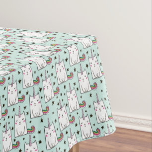 Toalha De Mesa Mão bonito teste padrão tirado do gato do