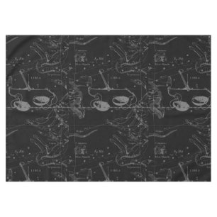 Toalha De Mesa Mapa da Constelação de Libra Hevelius 1690 Set Out