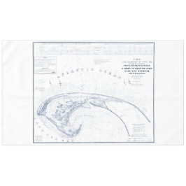 Toalha De Mesa Mapa da província de Vintage Cape Cod