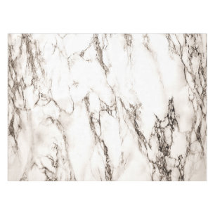 Toalha De Mesa Marble castanho