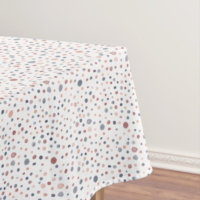 Toalha De Mesa Marcus Confetti Watercolor Dots Mesa Cloth (Posição Original)