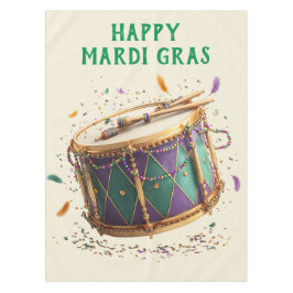 Toalha De Mesa Mardi Gras Festive Drum