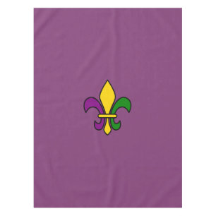 Toalha De Mesa Mardi Gras fleur-de-lys