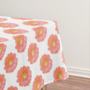 Toalha De Mesa Margarida alaranjada do gerbera