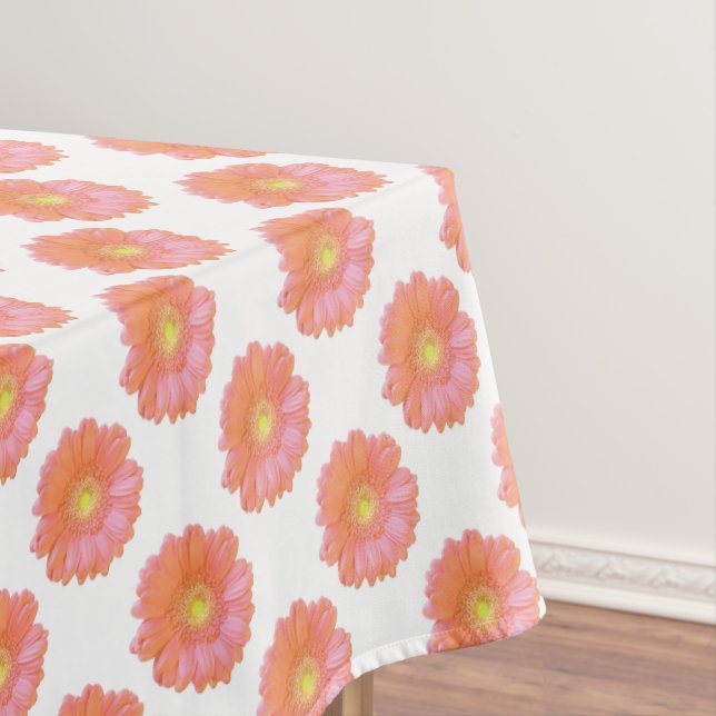 Toalha De Mesa Margarida de gerbera laranja (Posição Original)
