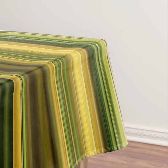 Toalha De Mesa Margaridas e Solidago Faixa Verde e Amarela (Posição Original)