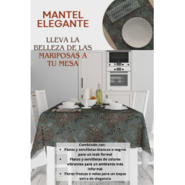 Toalha De Mesa Mariposas en la noche