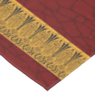 Toalha De Mesa Marrom e ouro de pano de mesa de Cucamonga