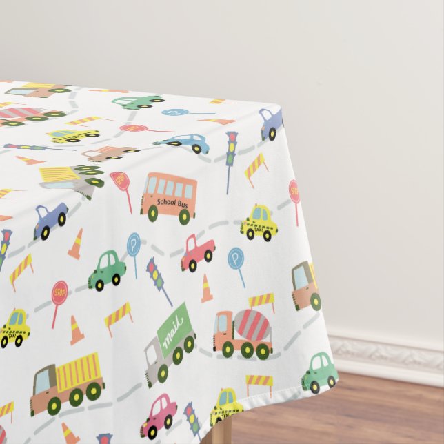 Toalha De Mesa Material de transporte branco (Posição Original)
