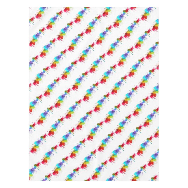 Toalha De Mesa matérias do splatter do paintball (Frente)