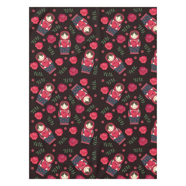 Toalha De Mesa Matreshka Pattern (Frente)