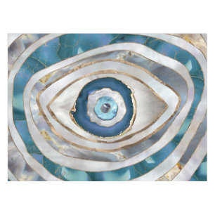 Toalha De Mesa Mau, texturas Minerais e ouro