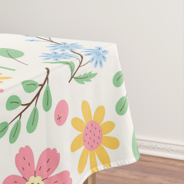 Toalha De Mesa Meadow Wildflower Pattern (Posição Original)