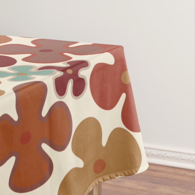 Toalha De Mesa Médio - Estilo século 60s 70s  (Posição Original)