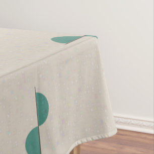 Toalha De Mesa Médio-Século Midern Orbs Design Tablecloth