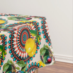 Toalha De Mesa Mediterrâneo,estilo italiano,citrinos,limões,maj