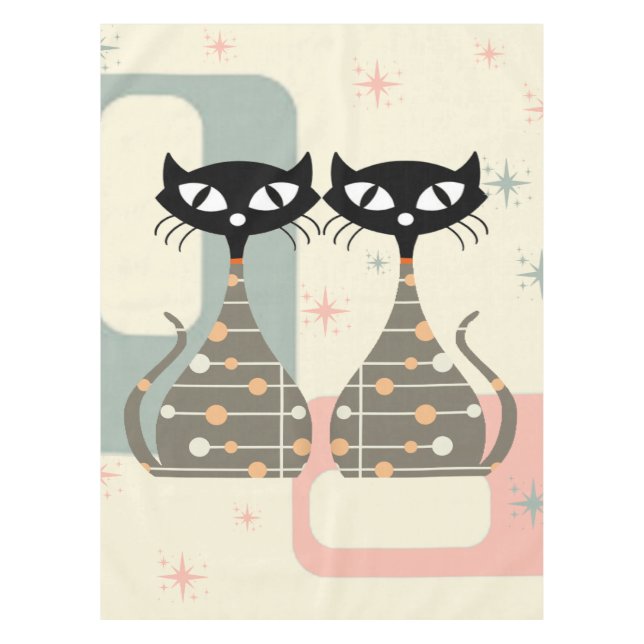 Toalha De Mesa Meio século De Médio Do Século Moderno (Frente)