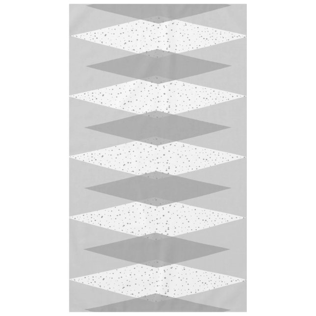 Toalha De Mesa Meio século Moderno Cinza Argyle Tablecloth (Frente)