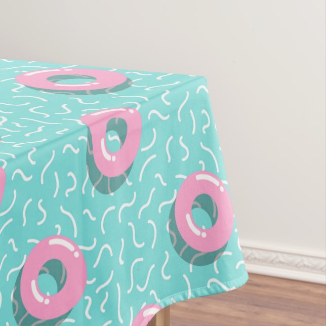 Toalha De Mesa Memphis Polka Hoops (Posição Original)