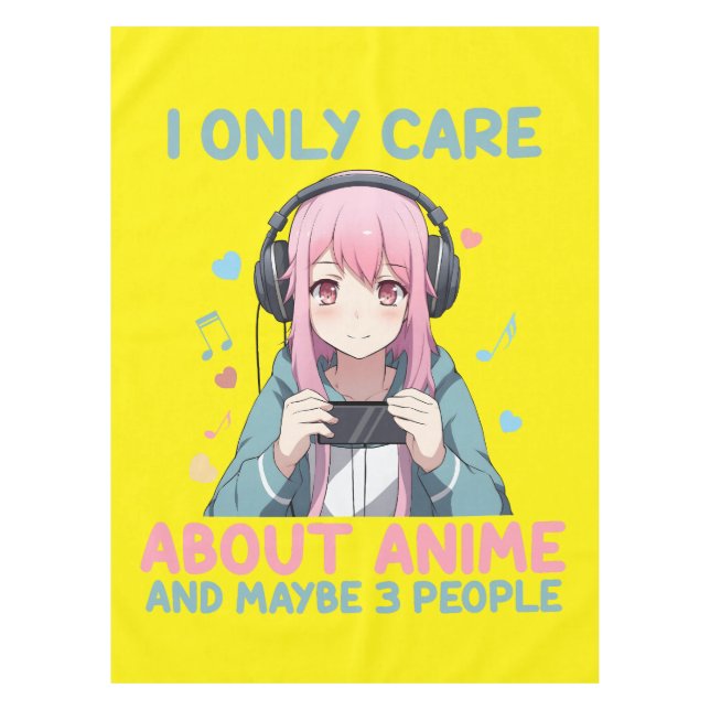 Toalha De Mesa Meninas que adoram anime (Frente)