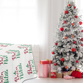 Toalha De Mesa Mesa de Jantar da Cozinha Natale do Buon Vermelho