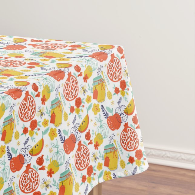 Toalha De Mesa Mesa Judaica - Feriados Judaicos - Presentes (Posição Original)