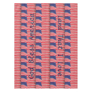 Toalha De Mesa Mesa Patriótica Cloth, Bandeiras Americanas