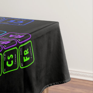 Toalha De Mesa Mesa periódica dos elementos