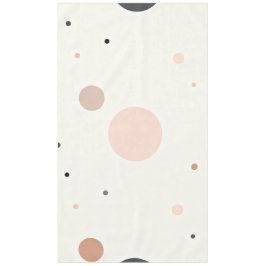 Toalha De Mesa Minimal Winter Dot Pattern, Soft Cozy Neutrals