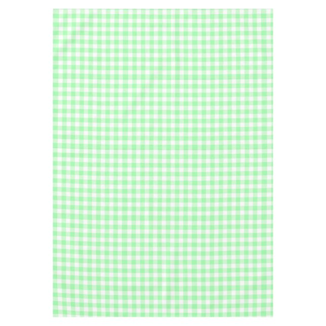 Toalha De Mesa Mint Gingham (Frente)