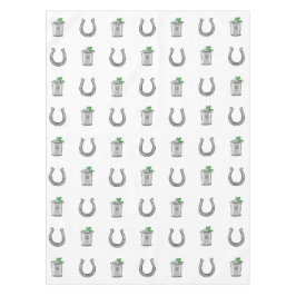 Toalha De Mesa Mint Julep Cocktails and Horseshoes Derby Party