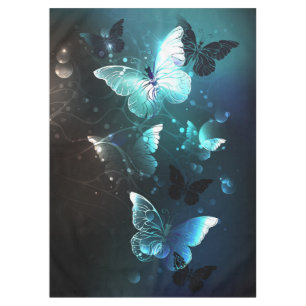 Toalha De Mesa Mint Night Butterflies