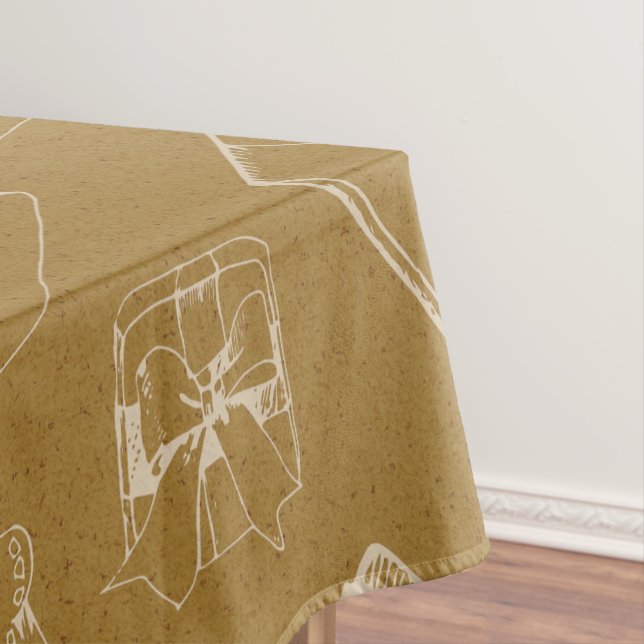 Toalha De Mesa modelo de caixa de presentes de natal de merenda v (Posição Original)