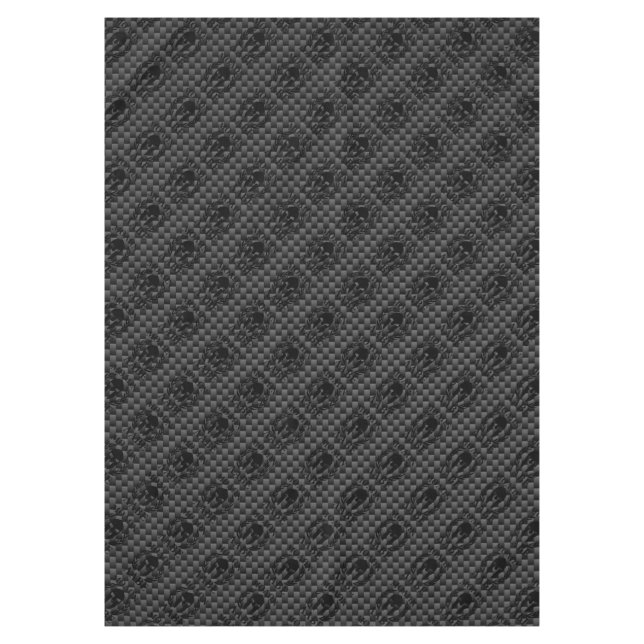 Toalha De Mesa Molon Labe Warrior Laurels sobre Carbono Negro (Frente)