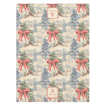 Monograma Aldeia de Inverno Vintage Natal Arco Ver