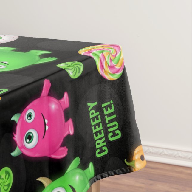 Toalha De Mesa Monstros "Cachorros" e Diversão do Halloween (Posição Original)