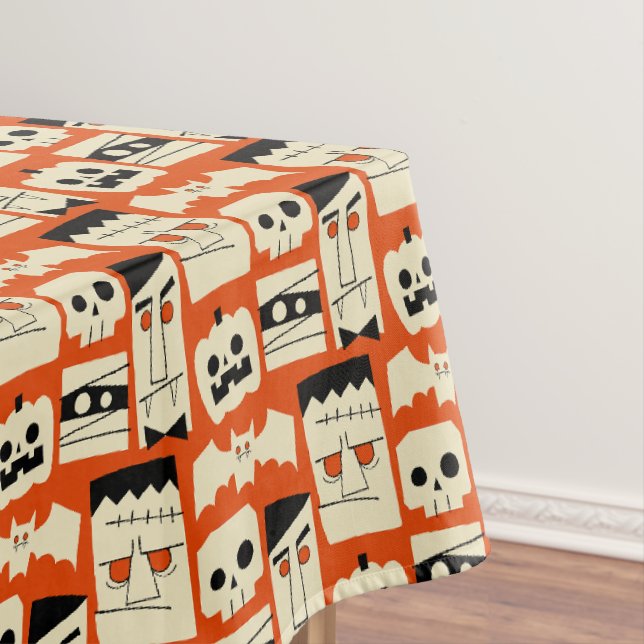 Toalha De Mesa Monstros Retro Mod (Posição Original)