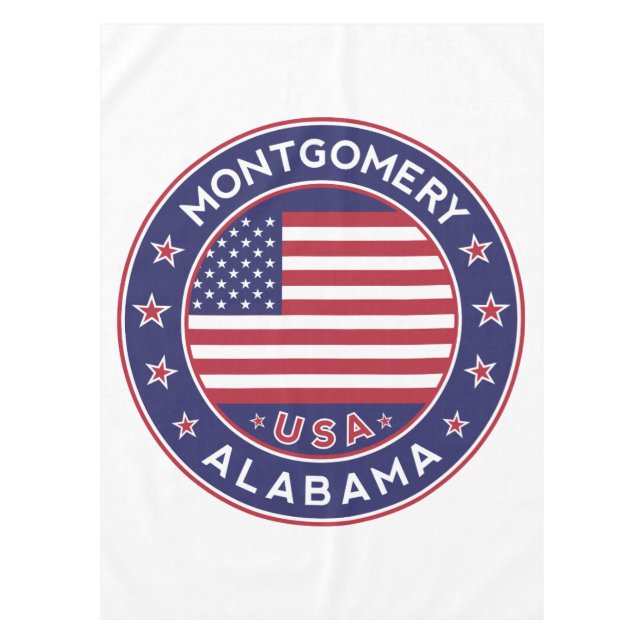 Toalha De Mesa Montgomery, Alabama (Frente)