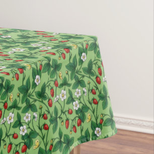 Toalha De Mesa Morangos selvagens vermelhos/amarelos/verdes/