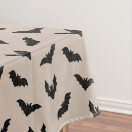 Toalha De Mesa Morcegos Assustadores Pretos Toupeira Halloween Vi