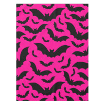 morcegos vampiros góticos de halloween cor-de-rosa