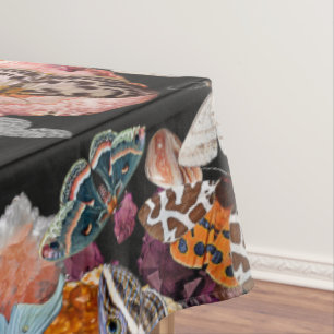 Toalha De Mesa Moth Cotillion Goblincore Witchy Tablecloth
